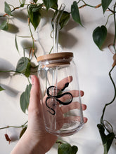 Load image into Gallery viewer, Peony & Serpent 16oz Glass Cup