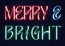 Load image into Gallery viewer, Merry &amp; Bright Greeting Card
