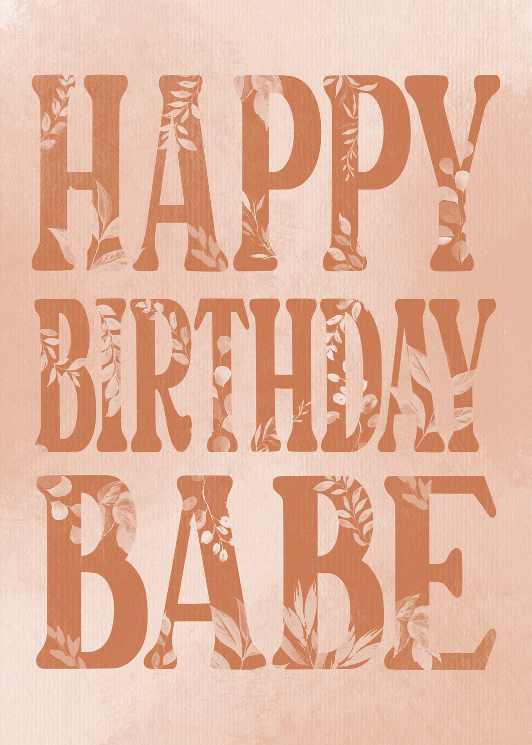 Birthday Babe Greeting Card