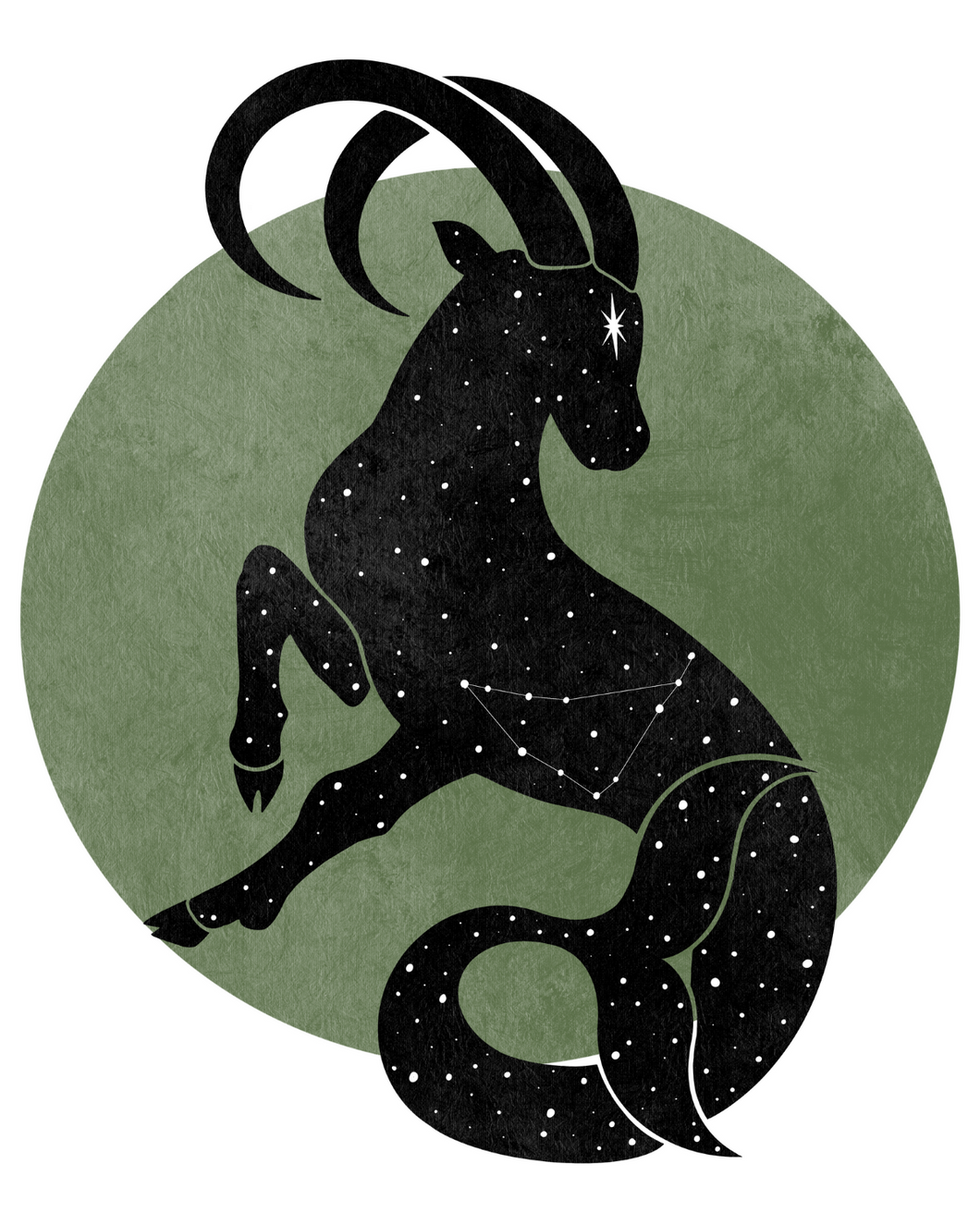 Capricorn Zodiac Print