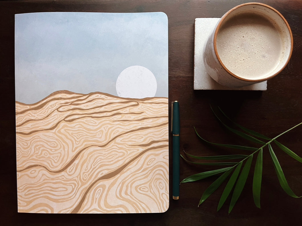 Dune Layflat Unlined Notebook