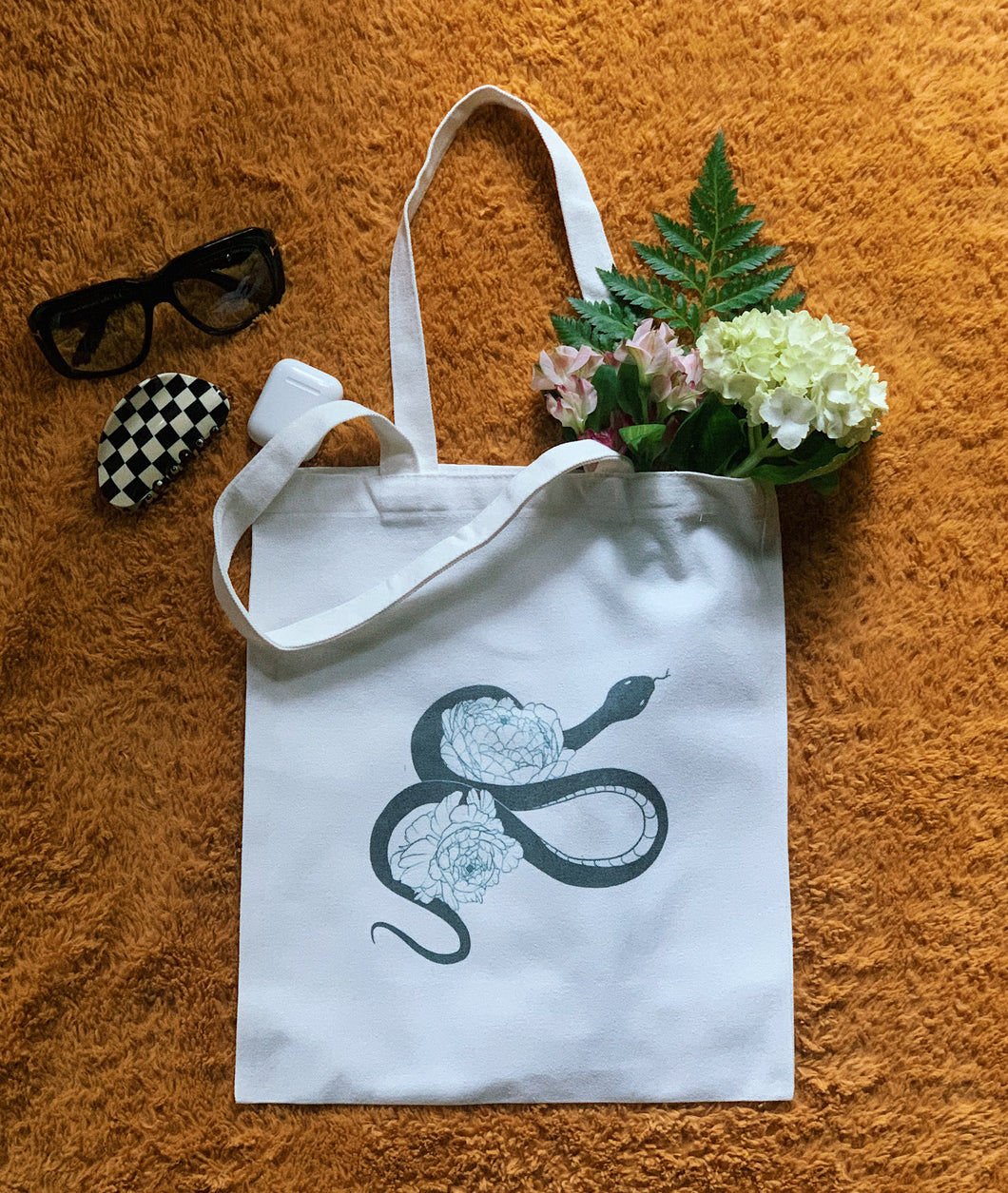 Peony & Serpent Carryall Tote