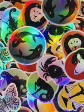 Load image into Gallery viewer, Holographic Zodiac Sticker
