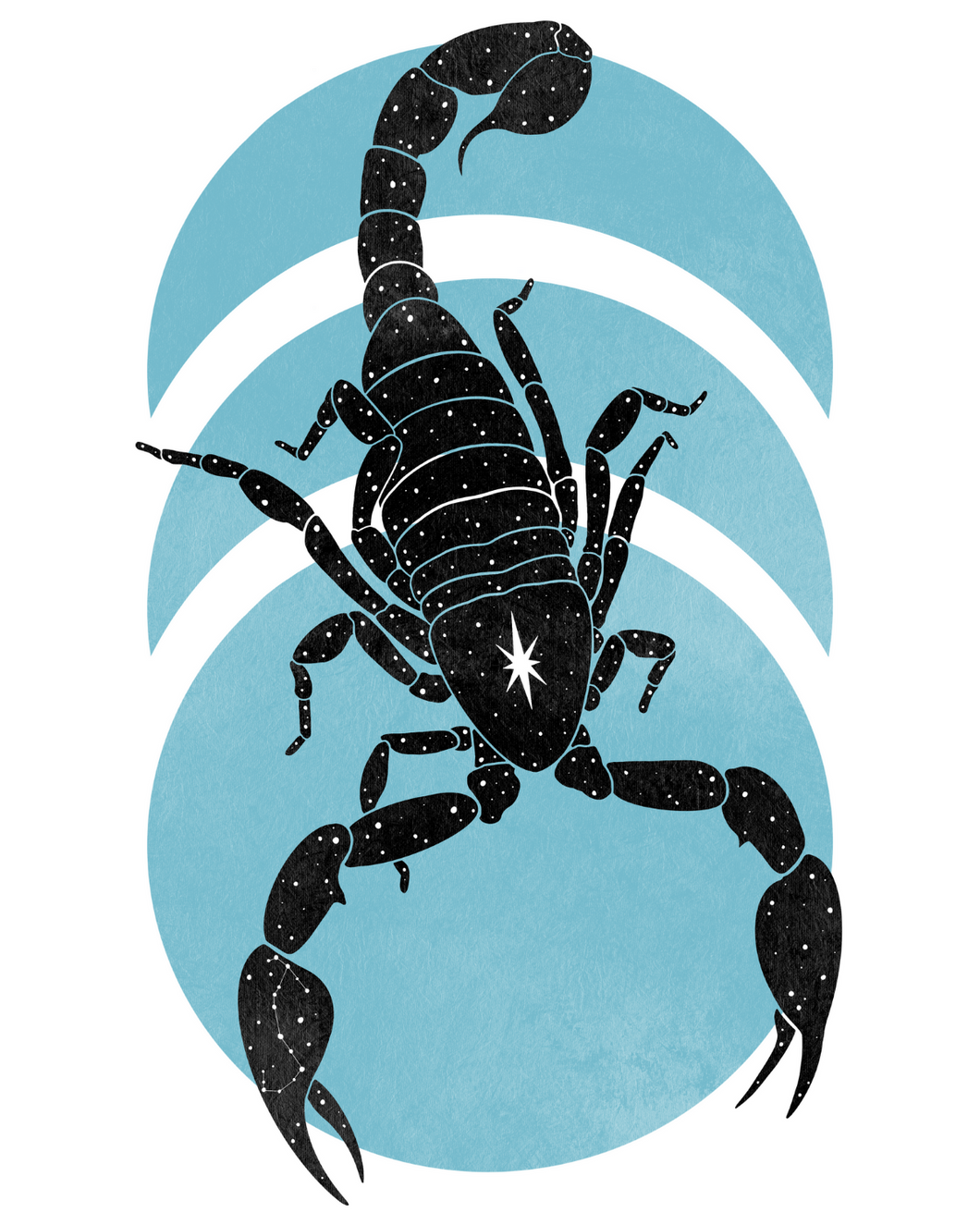 Scorpio Zodiac Print